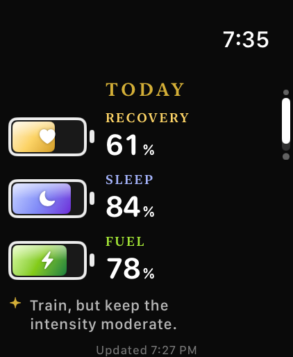 Sanctify on Apple Watch: Today